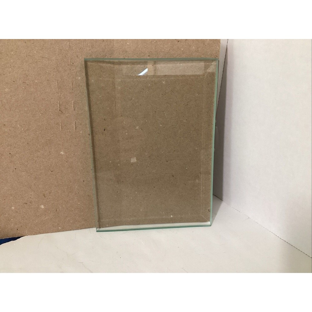 rectangular beveled clear glass 7”x5” lot of 2